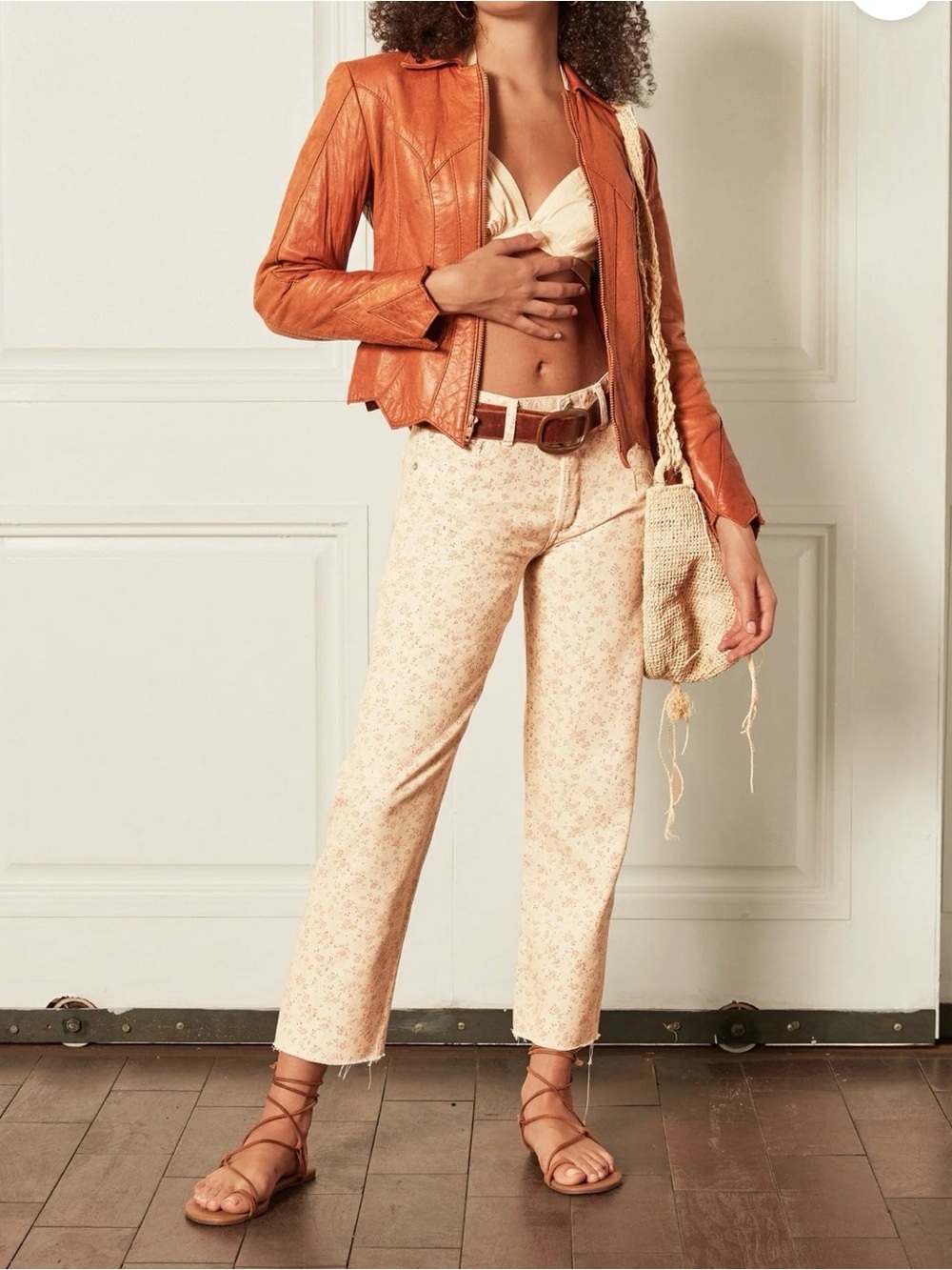 Boyish The Tommy high rise straight floral jeans 27